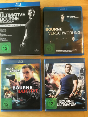Ultimative Bourne Collection [3 Blu Ray Box]  Matt Damon Identität Verschwörung 