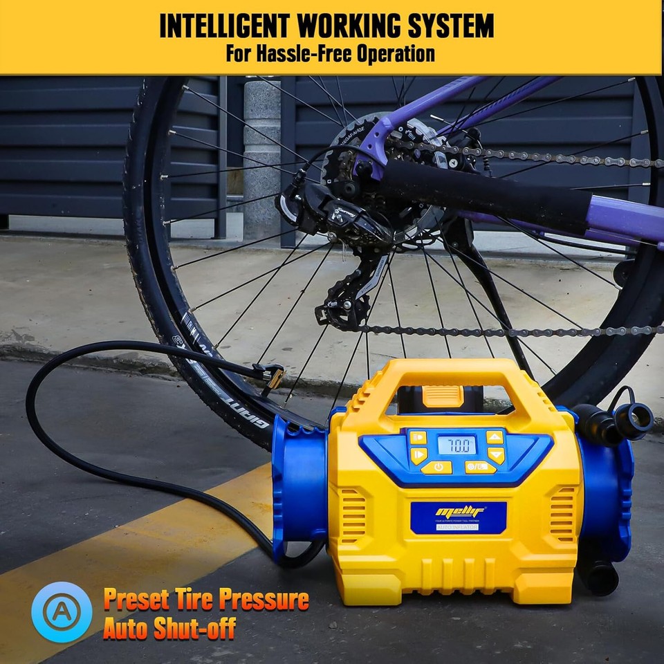 Dewalt Tire Pump MELLIF Cordless Tire Inflator 160PSI Air