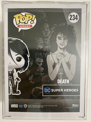 Funko POP #234 DC Super Heroes DEATH PX Excl. Sandman w/ Protector