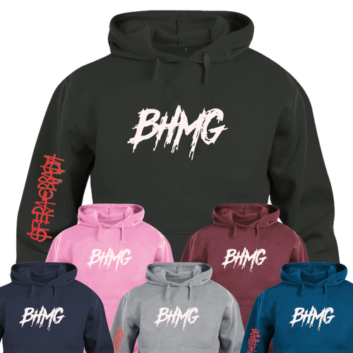 Felpa con cappuccio personalizzata Maglia manica lunga Sfera Ebbasta BHMG |  eBay
