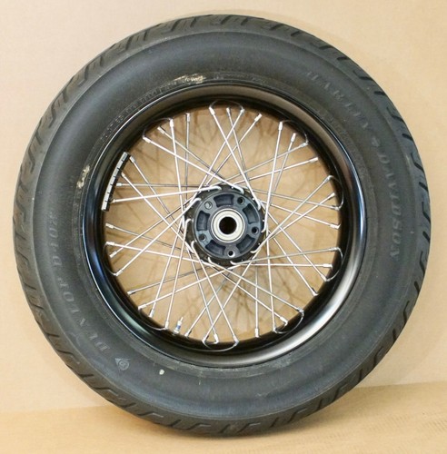 Harley Davidson Smooth Rim Wheel Aluminum Rear 16X3 Softail Blackline - Picture 4 of 4