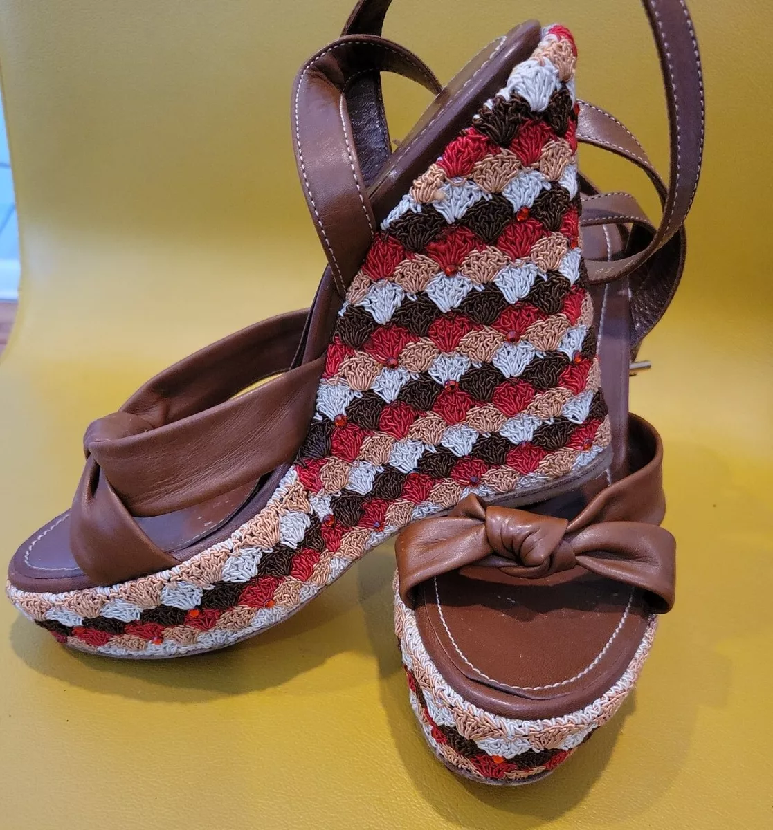 Sergio rossi wedge sandals new arrivals