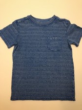 NWT Cat Jack Boys Pocket T-shirt Ribbed Look Light Blue