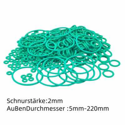Gummiring Grün FKM O-Ring Dichtung Ringe Dichtungsring AußenDurchmesser 5-150mm