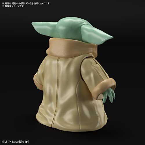 Bandai Star Wars The Mandalorian Grogu 1:4 Scale Color Coded Plastic Model New - Picture 3 of 6