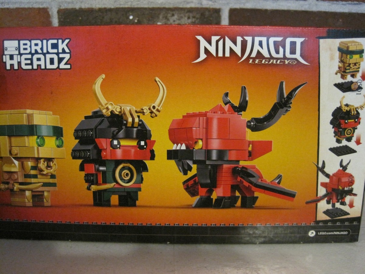 かお LEGO BRICK HEADZ 40490 NINJAGO 10 (406 PIECES)--FACTORY SEALED | eBay