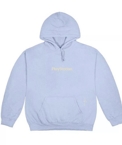 Travis Scott Cactus Jack x Playstation Motherboard Hoodie Baby Blue XL FW20  | eBay