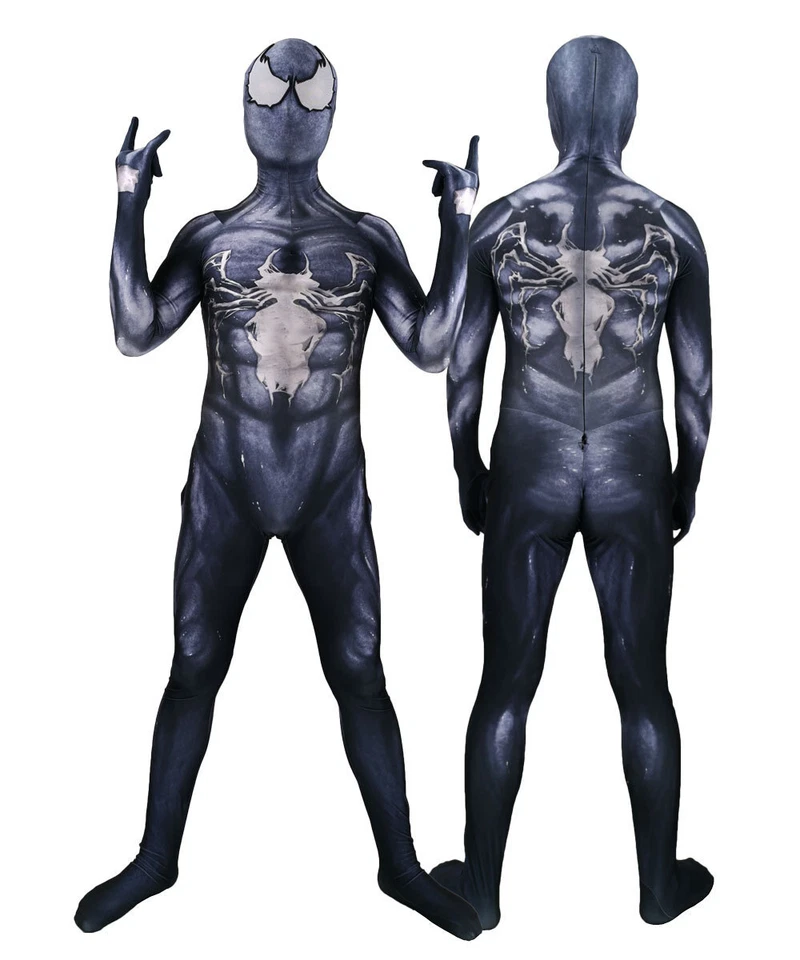 Cosplay Spider-Man Jumpsuit for Boys Kids Costume Bodysuit Suit Halloween Party - Image 3 of 4