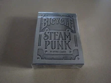 Theory11 STEAM PUNK SILVER Metallic deck Bicycle Playing Cards - steampunk Poker