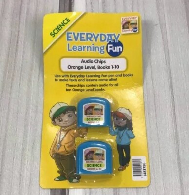 Everyday Learning Fun Audio Chips Only Orange Level Science Books 1-10