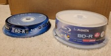 25-PK 4X White Inkjet Printable Blu-Ray BD-R 25GB plus 10PK 4x BD-R