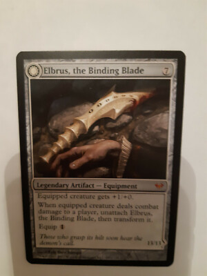 MTG. ELBRUS THE BINDING BLADE (1). MYTHIC. DARK ASCENSION. MINT/NM. MAGIC 