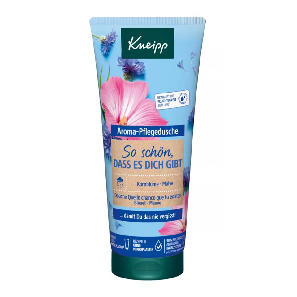 Gel de ducha Kneipp Aroma So Good to Have You crema hidratante vegana gel corporal 8x200 ml Foto 2 de 3