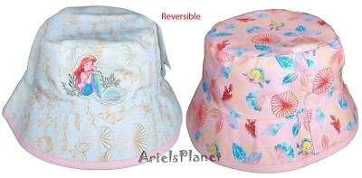 Disney Parks Ariel The Little Mermaid Reversible Bucket Sun  display picture 1