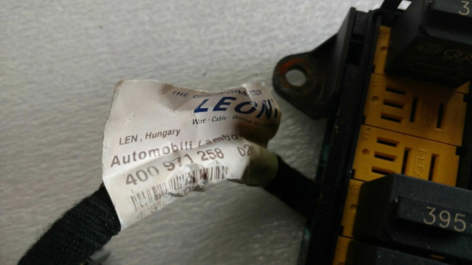 LAMBORGHINI GALLARDO ENGINE CONTROL FUSE BOX OEM 400971258