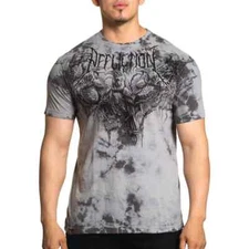 Affliction Clothing Men's Premium “MYSTERY” S/Sleeve T-Shirt; Size: Small