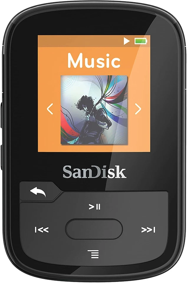 SanDisk Clip Sport Plus 32GB Black - KOSHER MP3 Player - Open box-Radio removed - Image 2 of 4
