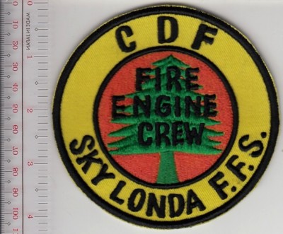 Hot Shot Wildland Fire Crew California CDF Sky Londa Forest Fire NO TARIFF