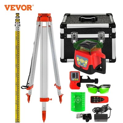 VEVOR Laser Level Wasserwaage 360° Selbstnivellierend Vertikale Horizontale Scan