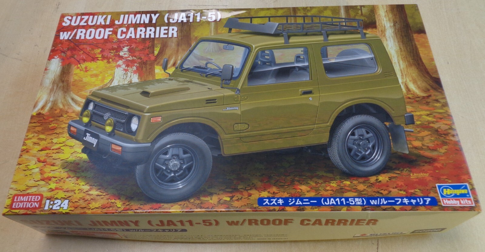 Hasegawa Suzuki Jimny (JA11-5) w/Roof Carrier Model Kit Limited Edition