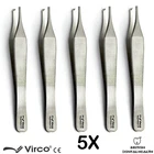 Adson kocher Tissue Forceps Tweezer Dental Thumb Forceps Tweezers, Surgical X5