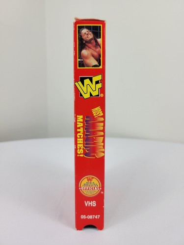 WWF Most Amazing Matches WWE Wrestling VHS 1996 Razor Ramon Bret Hart Undertaker - Picture 3 of 9