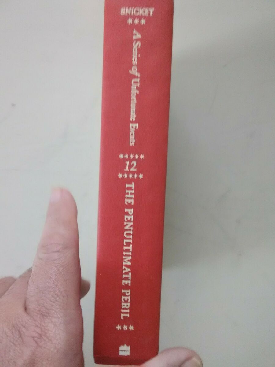 A SERIES OF UNFORTUNATE EVENTS BOOK THE TWELFTH BY LEMON SNICKET 2005 HARDCOVER A SERIES OF UNFORTUNATE EVENTS BOOK THE TWELFTH BY LEMON SNICKET 2005 HARDCOVER