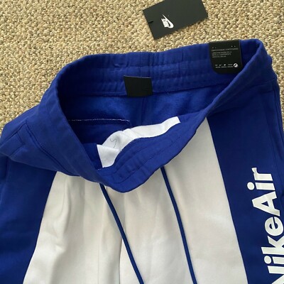 Nike Sportswear Nike Air Fleece Athletic Sweat Shorts Blue Menu0026#039;s Size  Medium M | eBay