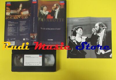 VHS LUCIANO PAVAROTTI Tu che m'hai preso il cuor 1994 DECCA VIDEORAI no*cd*(cl3)