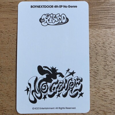 Riwoo Official Popup Trading Card Photocard Boynextdoor 4th EP