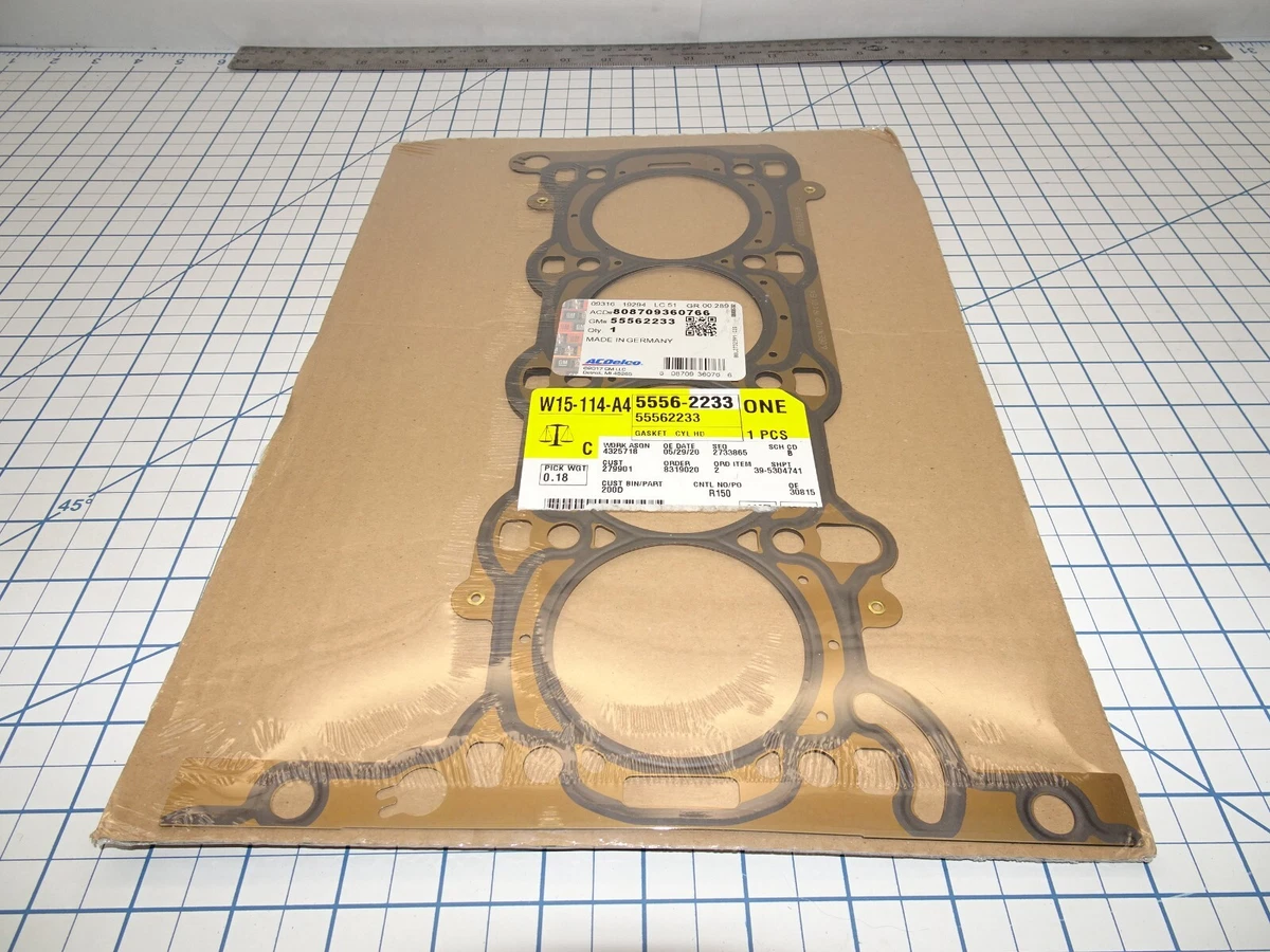 GM 55562233 Cylinder Head Gasket 808709360766 OEM NOS General 