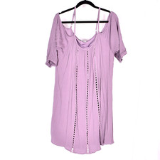 Bailey Blue Women's Lavender Mini Dress Size 1X