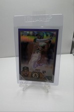 2023 Topps Chrome - Rookie Autographs Dermis Garcia #RA-DGA Purple Refractor...