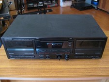 Kenwood KX-W891 High Model Dual Deck Cassette Recorder New Belts Works No Remote