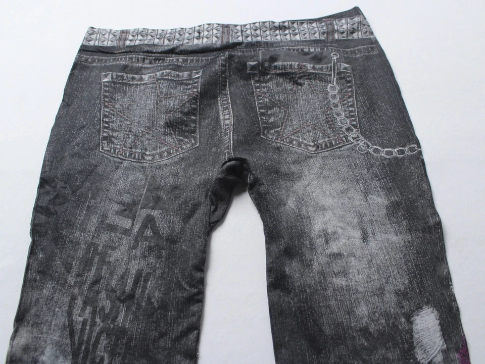 Abbey Dawn by Avril Lavigne 女式图形打底裤 EH6 尺寸:请参阅说明 — 第 4/4 张图片