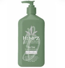 Hempz Tea Tree Oil Herbal Body Moisturizer Lotion, Hemp Seed Oil, 17oz