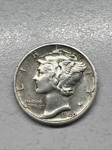 1940-S AU MERCURY SILVER DIME Actual Coin Check My Store Out FREE SHIPPING