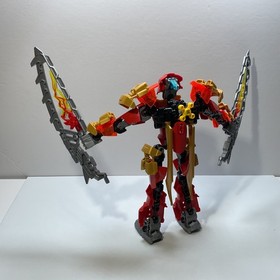 LEGO Bionicle Tahu Master of Fire 70787 Complete Both Masks & Skull Spider