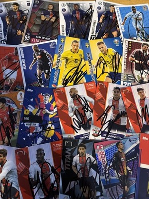 match attax, Shoot Out und andere signierte Karten 49