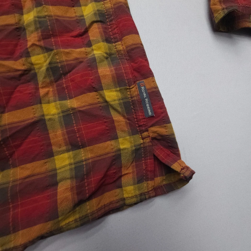 Royal Robbins Long Sleeve Shirt Mens Large Plaid Stretch Light Hiking Fishing - Image 4 of 4