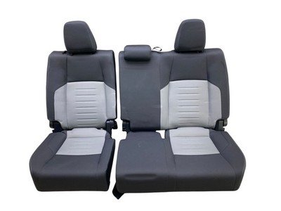 2024-2025 TOYOTA TACOMA OEM REAR 60/40 SPLIT SEAT COMPLETE BOULDER/BLACK CLOTH