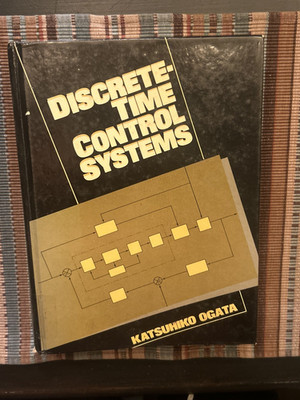 Discrete-Time Control System - 1987 - Katsuhiko Ogata - Good Condition