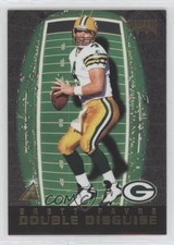 1996 Pinnacle Double Disguise Brett Favre Kerry Collins (Peeled) #14 HOF 0si6