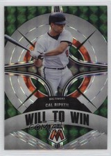 2022 Panini Mosaic Will to Win Green Prizm Cal Ripken Jr #WW-12 HOF 7xr