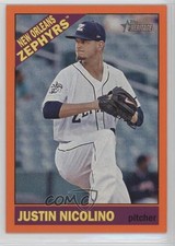 2015 Topps Heritage Minor League Edition Orange Border 8/25 Justin Nicolino 3j2