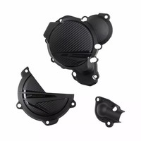 Komplette Motorabdeckung Nero Polisport Ktm Exc 300-250/Xc-W 250-300 Husqvarn...