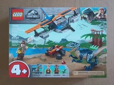 LEGO Jurassic World 75942 Velociraptor Biplane Rescue Mission Retired New Sealed