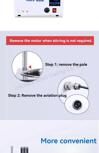 Electric Stirring Water Bath Pot Ink and Adhesive Electric Water Bath Stirrer - Afbeelding 21 van 33