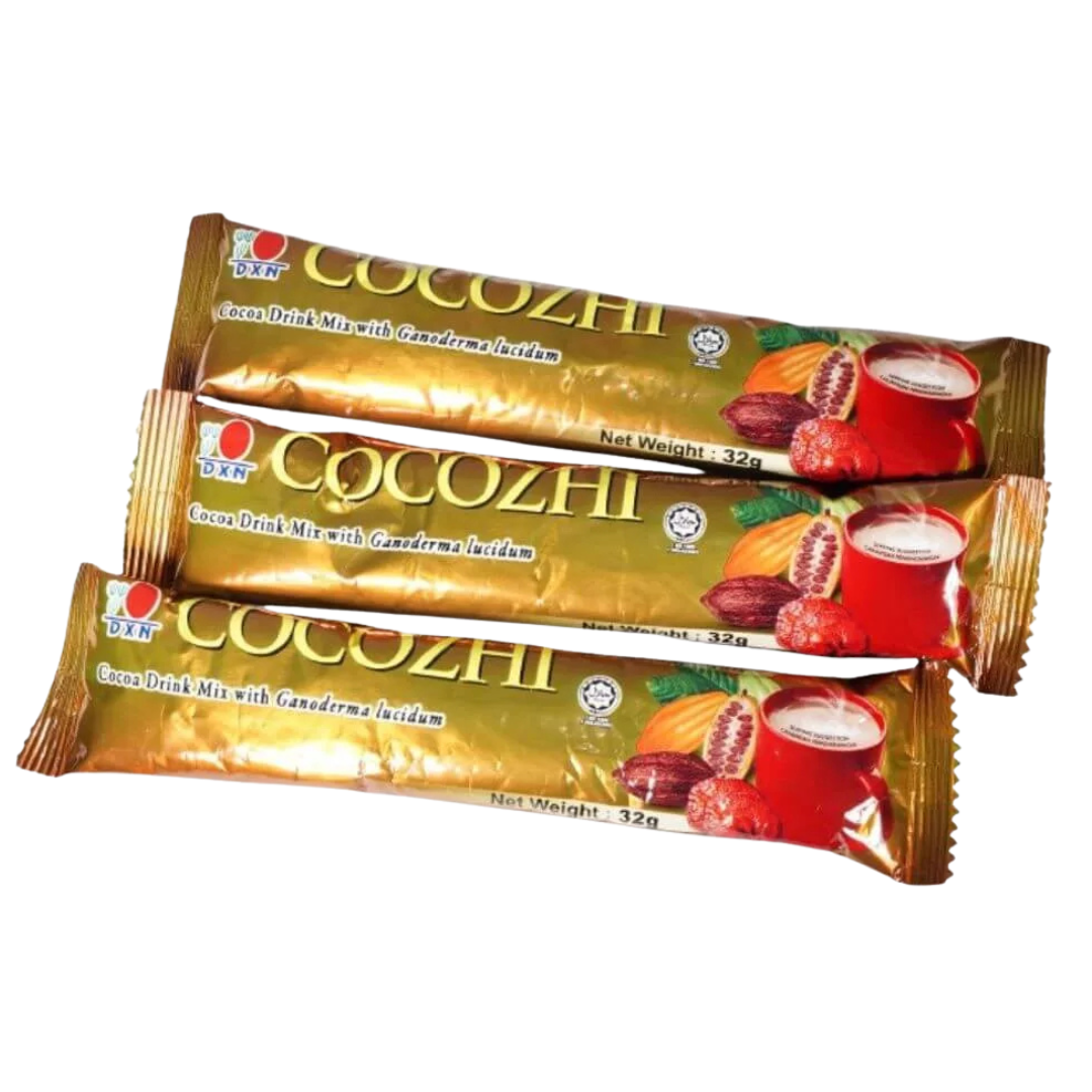 DXN Cocozhi Cocoa Drink Mix with Ganoderma Extract - 20x32g (FB124