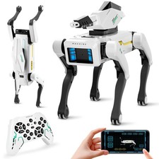Interactive STEM Pet Robot Dog Voice Control 30 Actions Durable Design Shoot